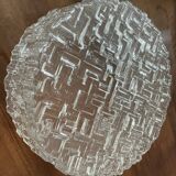 Round vintage glass ceiling light 24cm