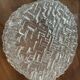 Plafonnier rond en verre vintage 24cm