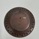 Vintage handmade mid century copper wall mirror by Eugen Zint