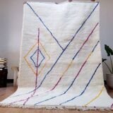 Traditional Beni Ouraine Berber rug, size 150 x 250 cm