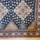 Midnight blue wool Persian rug