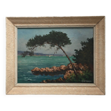 Painting / canvas / painting Ch. Reinhard - Good condition