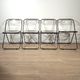 Set of 4 Plia chairs by Giancarlo Piretti – Anonima Castelli