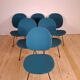 Set of six W.H. Gispen chairs model "Kembo 301" – Dutch mid-century modern design, 1960s