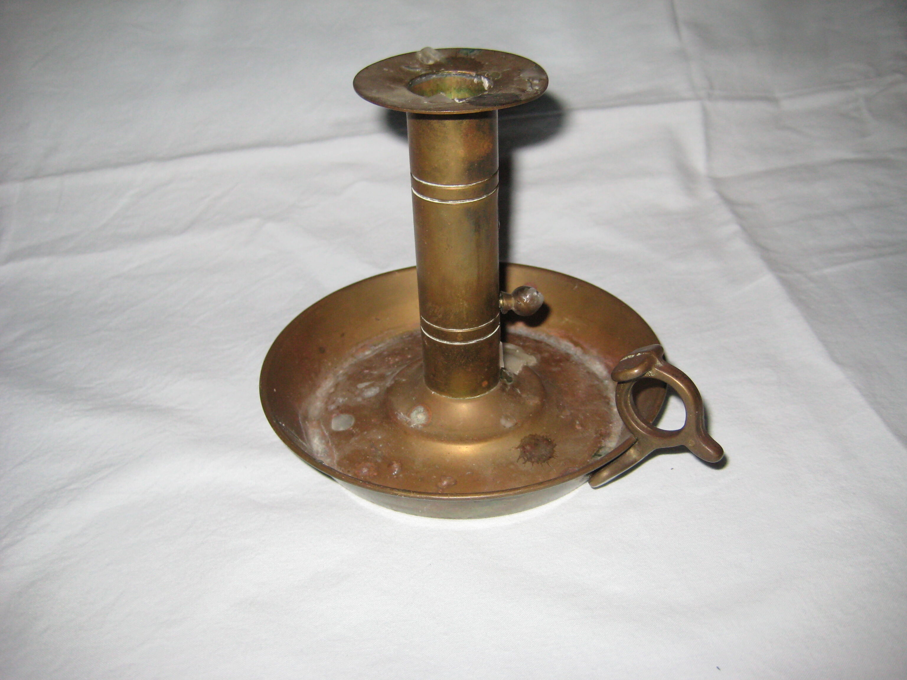 Lot of old candlesticks