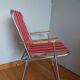 Folding garden or camping armchair
