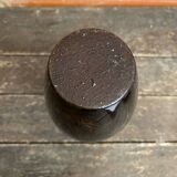 Antique Lacquered Wood Vase Vietnam Koi Carp 3D Vintage