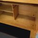 Vintage Guillerme and Chambron secretary desk in solid oak from the 50s and 60s