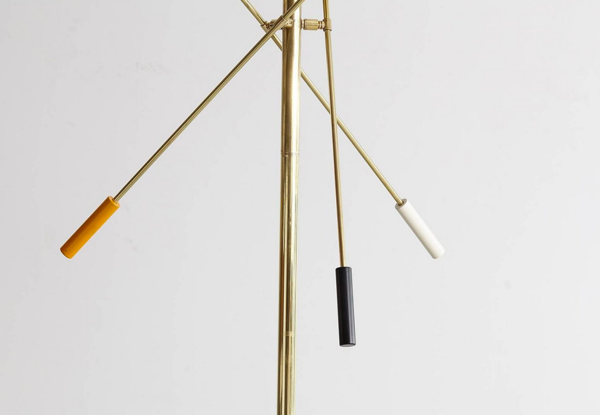 Lampadaire Italien balancier à 3 bras