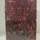 Vintage Chinese rectangular box in woven and lacquered bamboo