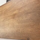 Storage unit in solid oak and veneer, circa 1960.