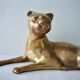 Brass lioness