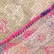 3x13 Rug For Kitchen Pink Beige Herki Vintage Runner Rug, 79x402Cm SK 4146