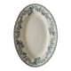 Grand plat ovale terre de fer Saint Amand Guadeloupe
