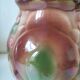 Vintage iridescent molded earthenware vase – 1950s/1960s