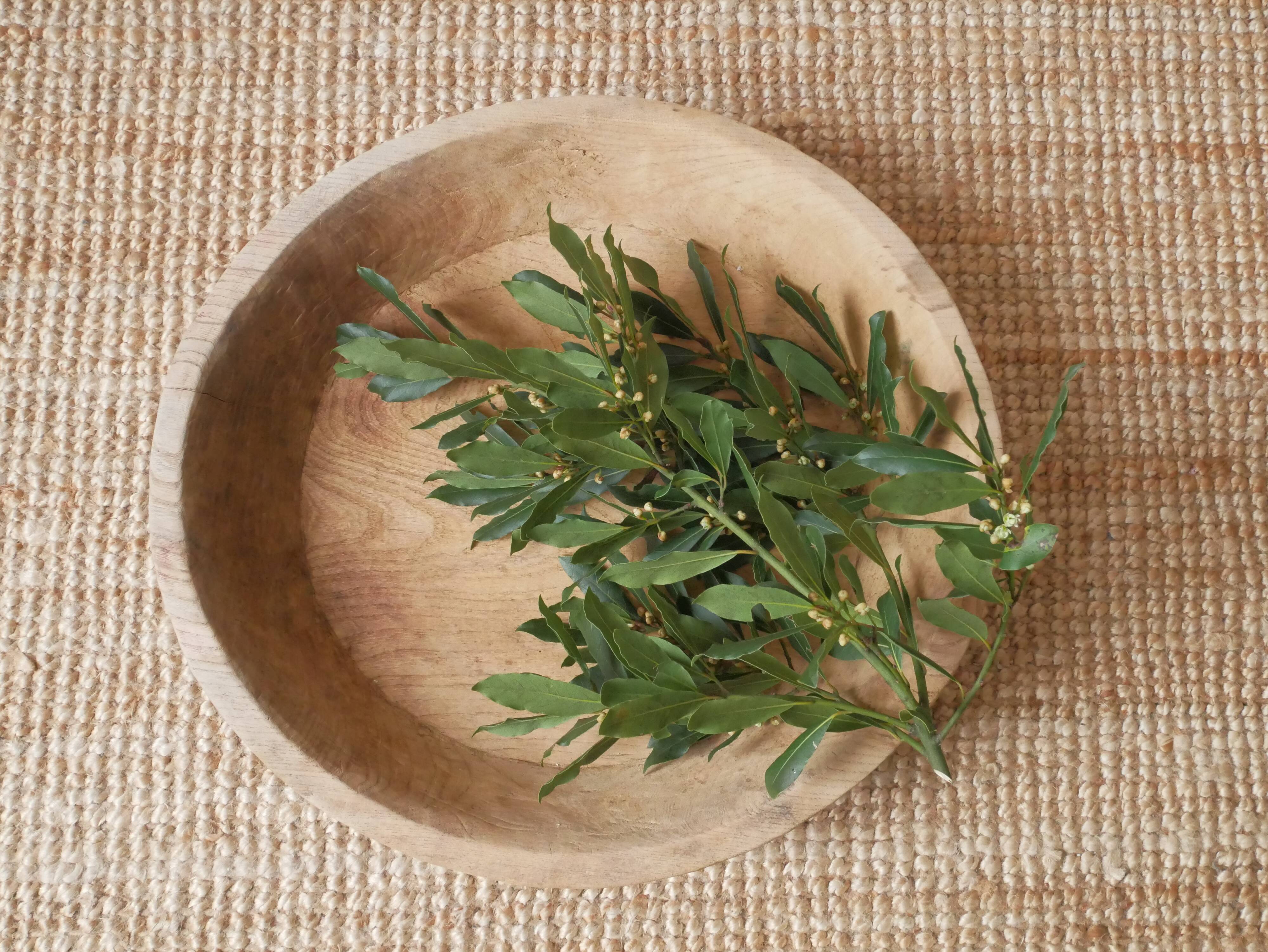 Large hand-carved wooden dish African art raw wood ethnic decoration fruit bowl