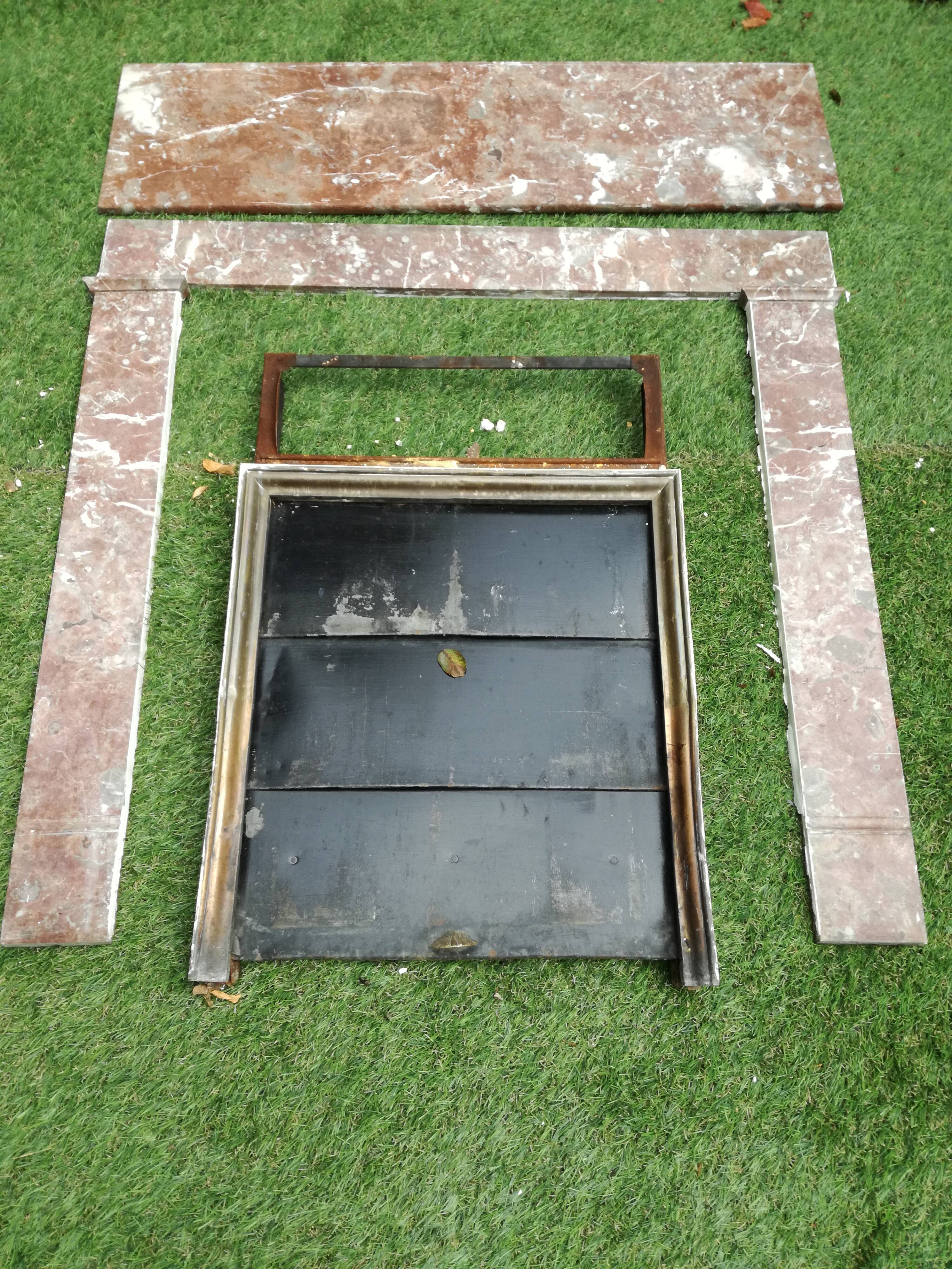 Marble fireplace XIX th