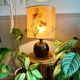 Sandstone ball lamp by Guy Baudat, vintage ceramic