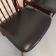 Suite de 4 chaises vintage style scandinave en palissandre des années 60, par Ernst Martin Dettinger