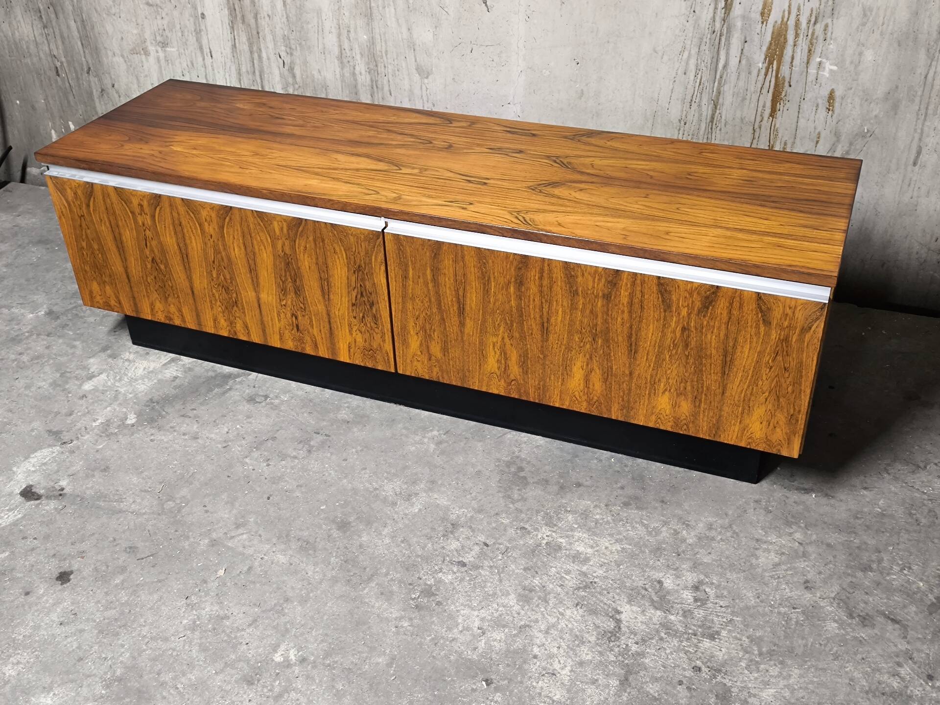 Vintage Scandinavian enfilade from the 1960s in rosewood.