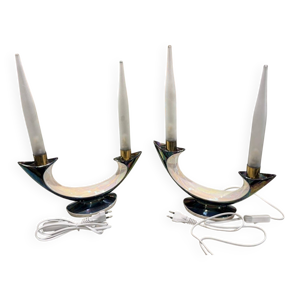 paire de bougeoirs électriques - design