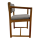 Oak chair design and scandinavian stamp 1950.
