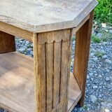 Old French oak side table