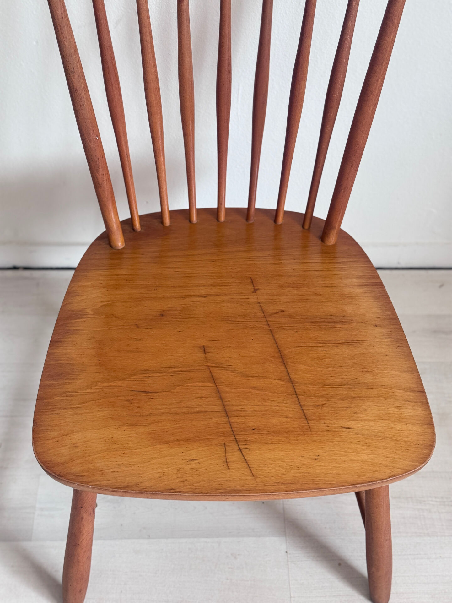 Vintage ‘winsdsor’ bench and chairs 1950’s