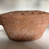 Terracotta farm vase pique flower XXL Folk Art 19th