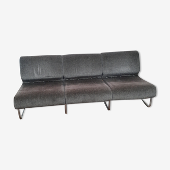 Tubular bench 1970 vintage design