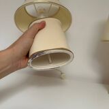 2 ceramic table lamps 1980