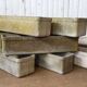 lot de 7 jardinières vintage en fibrociment