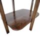 Table d'appoint art déco vintage en bois
