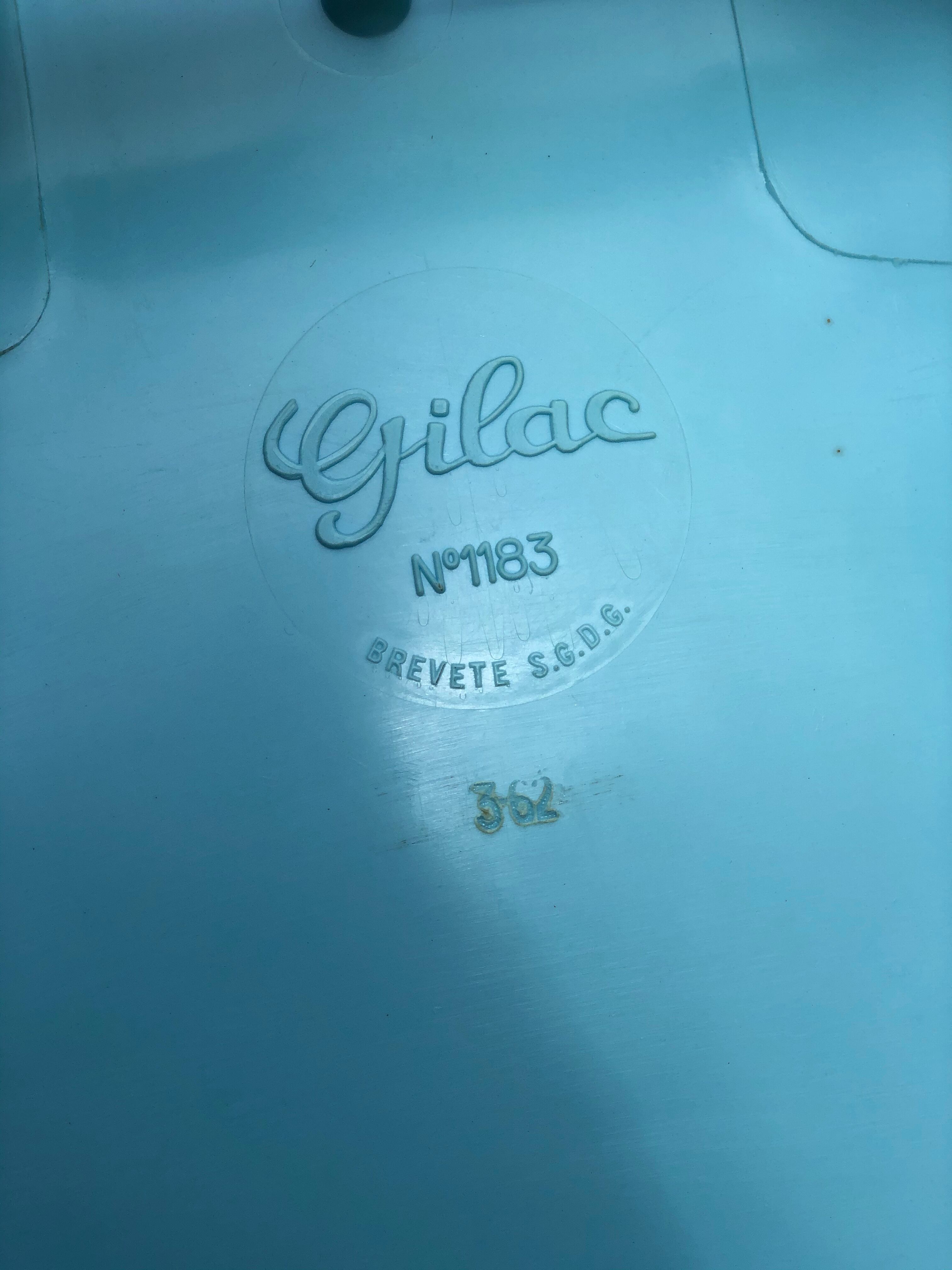 Set of three vintage Gilac chairs