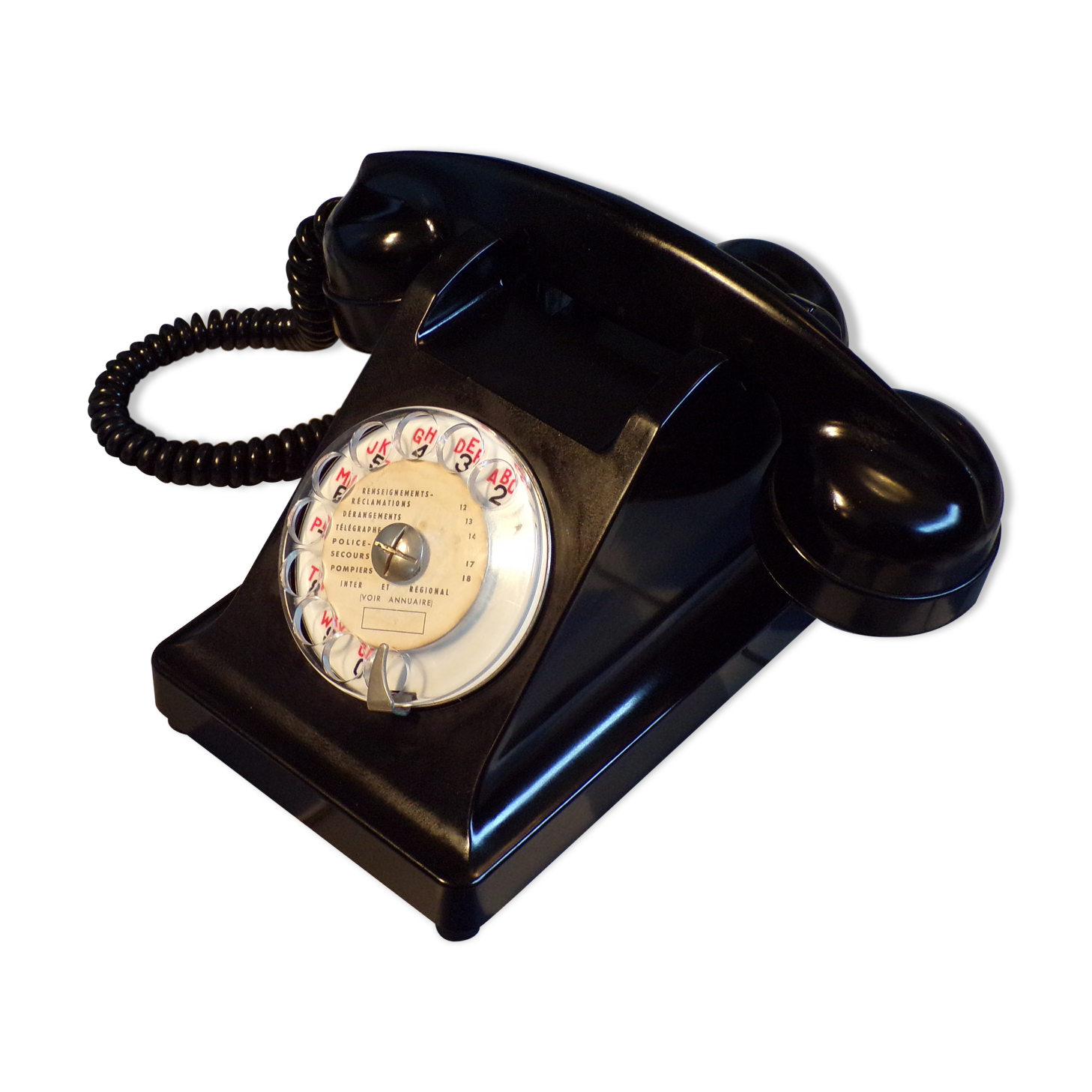 Vintage phone with Bakelite dial