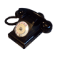 Vintage phone with Bakelite dial