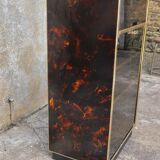 Hi Fi glass and plexiglass cabinet 1970