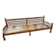 Banquette indienne en bois polychrome