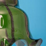 Orange glass pendant by Peill Putzler, Germany, 1970.