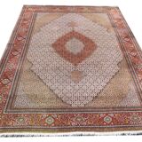 Iran Tabriz Mahi wool and silk oriental rug: 3.60 x 2.50 meters