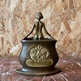 "Young Girl with Lilies" by Charles Korschann