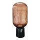 Pink marble lamp