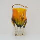Art Glass Vase by Josef Hospodka for Glasswork Chribska,1960's.