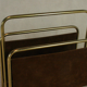 Vintage metal magazine holder