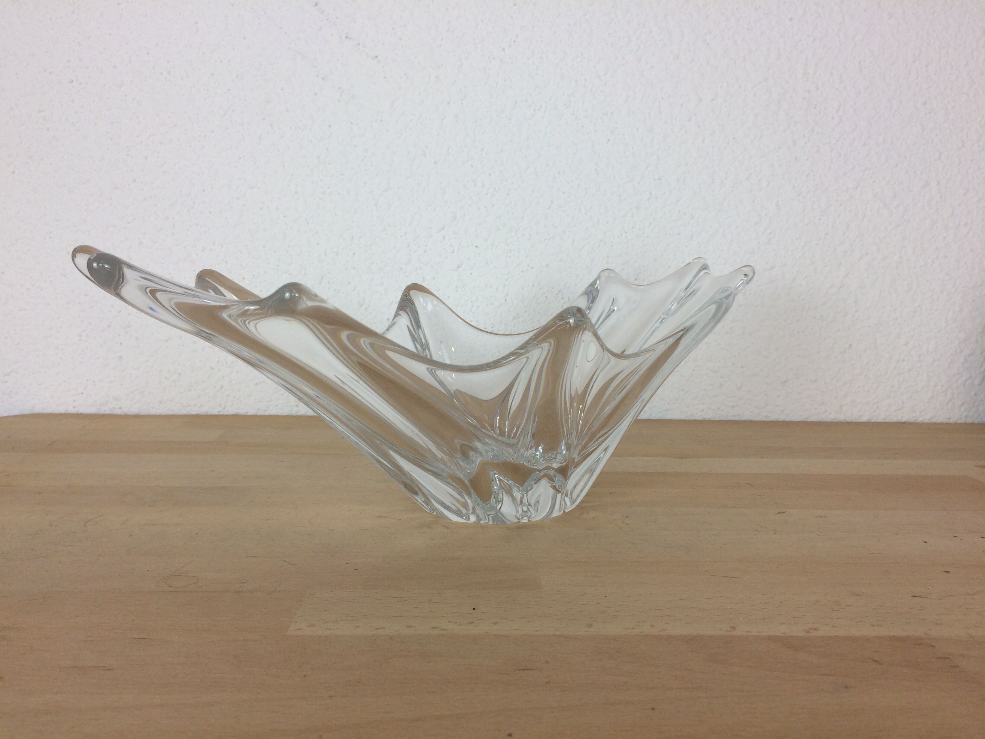 Coupe à fruit en cristal Daum