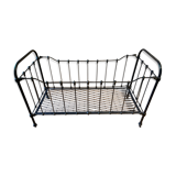 Wrought iron cot renovated with mattress
