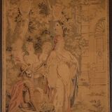 19th century tapestry. Story of Don Quixote.