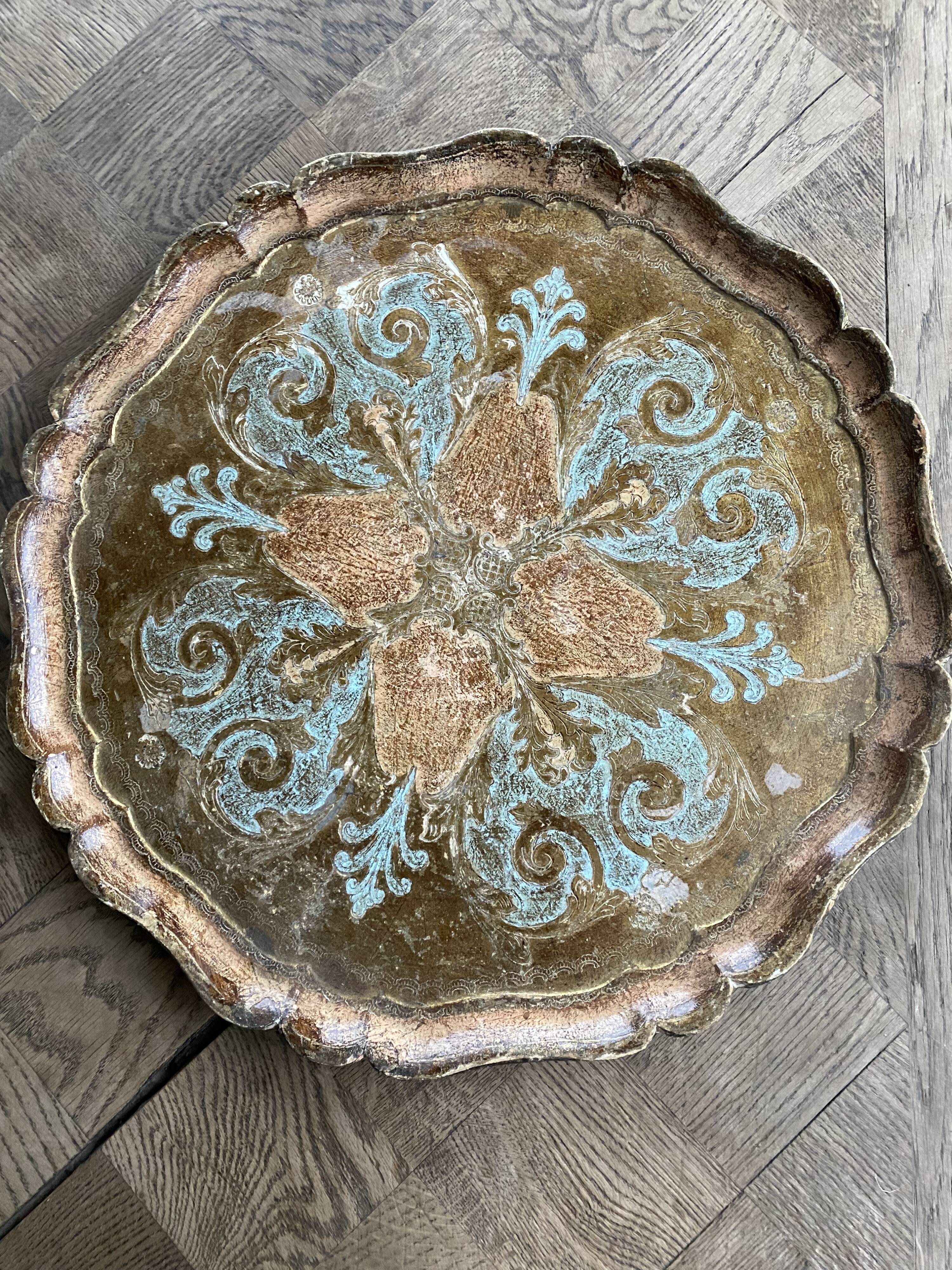 Vintage Venetian plateau