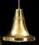 Brass ceiling light by Hans Agne Jakobsson for Markaryd, Sweden, 1960.