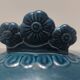 Blue Earthenware "Margherita" Centerpiece by Antonia Campi for Laveno, Italy
